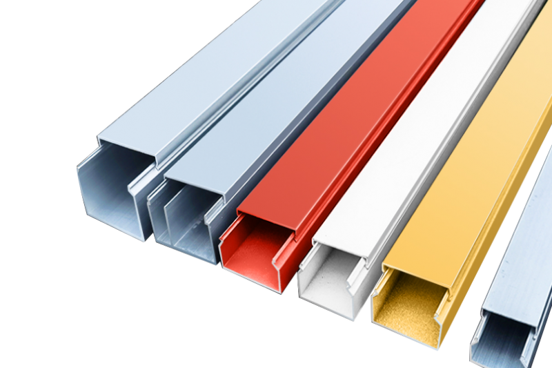 铝合金方形喷塑线槽